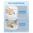 thumbnail image 6 of Commercial Shaved Ice Machine - 220LBS/H Electric Ice Crusher - White - Adjustable Fineness - Large Capacity, 6 of 9