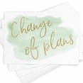 thumbnail image 2 of Printed Party Change the Date Cards, Event Postponement, Set of 25 (Watercolor), 2 of 5