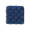 thumbnail image 7 of Linon Shadbury Square Stool Navy, 7 of 7