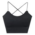 thumbnail image 4 of Cross Over Vest Womens Ice Silk Top Spring Fashion High Stretch Fabric Inner Suspenders Regular Length For Daily Wear, 4 of 7