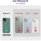 thumbnail image 4 of Designed for iPhone 13 Phone Case, Silicone Shockproof Slim Thin Phone Case for iPhone 13 6.1 inch Midnight Green, 4 of 4