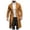 Yellow, variant on QHFBli Mens Classic Trench Coat Men's Winter Wool Overcoat Long Anorak Jacket Fashionable Warm Soft Yellow XXL