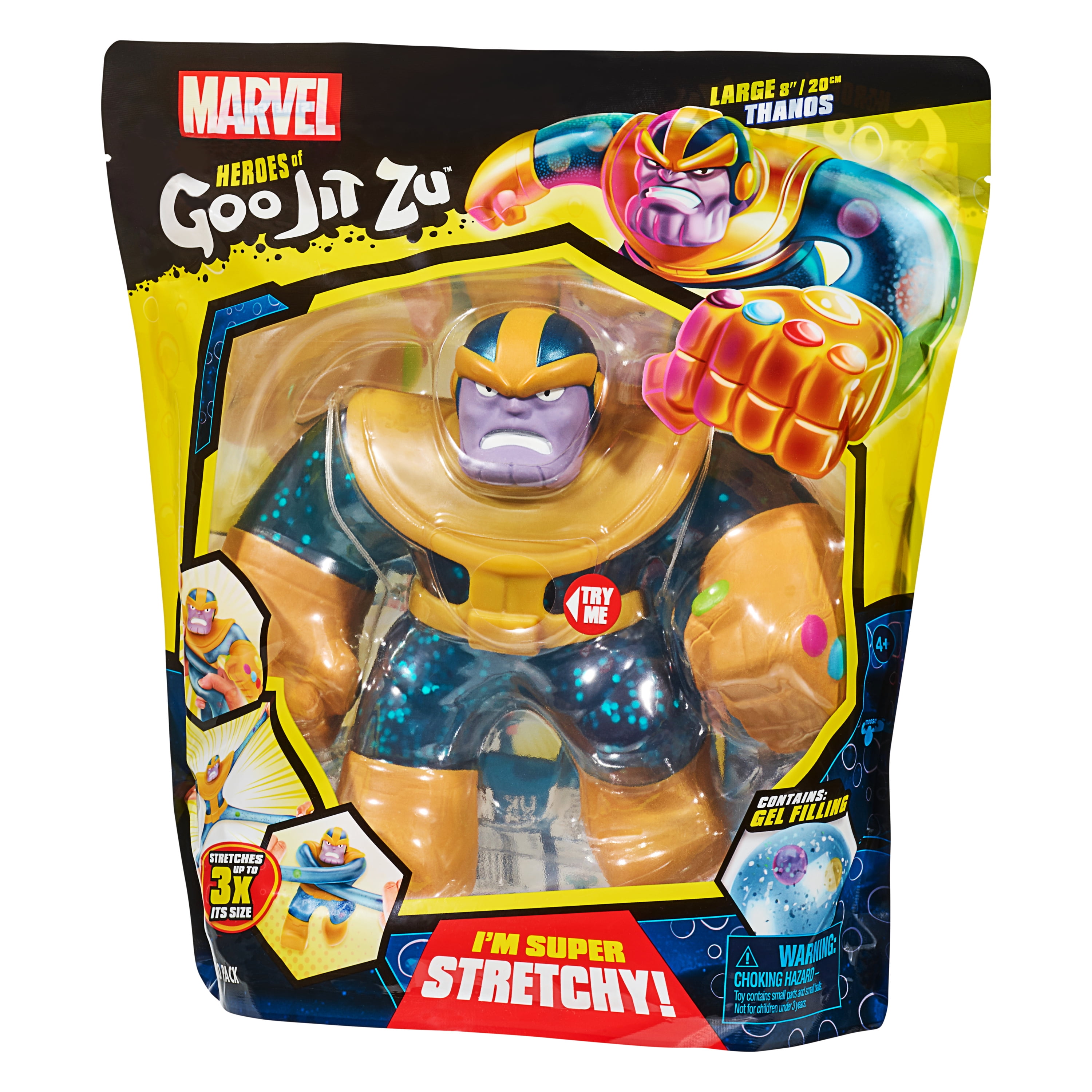 Heroes of Goo Jit Zu Licensed Marvel Supagoo Hero Pack - Thanos, Ages 4+