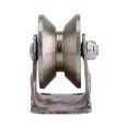 thumbnail image 1 of LHCER 2pcs 2  V Type Wheel Track Rail W/ Bracket Sliding Gate Roller Steel,Sliding Gate Roller Steel V Type Wheel w/ Bracket, V Type Wheel w/ Bracket, 1 of 8