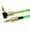 Green, variant on JacobsParts 3.5mm AUX Cable Car Stereo Audio Auxiliary Headphone Jack Cord Right Angle Male to Male, 3ft (Blue)