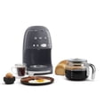 thumbnail image 5 of Cafetera Smeg, estilo retro de los años 50, jarra de cristal para 10 tazas, color gris, 5 of 5