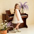 thumbnail image 6 of Girls Dress Shoes Glitter Sparkle Princess Shoes Low Heels Toddler Mary Jane Pumps Cute Kids Footwear School Wedding Party Birthday for Little/Big Kid, 6 of 6