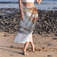 thumbnail image 6 of Marble Stylish Chiffon Women's Beach Dress Summer Dress with Polyester Straps, 6 of 6