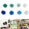 thumbnail image 2 of Rose Push Pin Bulletin Board Tacks for Cork Board Office Home Push Pins Thumb Tacks Decorative Colorful Flower Push Pins, 2 of 8