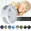 White Noise Machine, TSV 9 Non-Looping Soothing Sound Machine for Baby Sleeping, Auto-Off Timer & Memory Function, Music Sleep Aid Device Sound Relaxation Sleep Sound Machine, Sound Therapy Machine