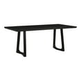 thumbnail image 2 of Moe's Home Collection Silas Dining Table Black Ash Wood Dining Tables, 2 of 5