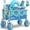 Blue&White, variant on Sekey Heavy Duty Beach Wagon 200L Capacity, 9" Sand-Proof Wheels