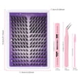 thumbnail image 5 of Kit De Extensión De Pestañas，168 Pestañas Individuales，Maquillaje para Mujeres Pinzas De Pestañas En Racimo Kit De, 5 of 5