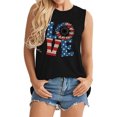 thumbnail image 1 of LSLJS Débardeurs à Col Rond pour Femmes Mode Décontractée T-Shirt à Manches Courtes Imprimé Lettre Blouse, 1 of 5