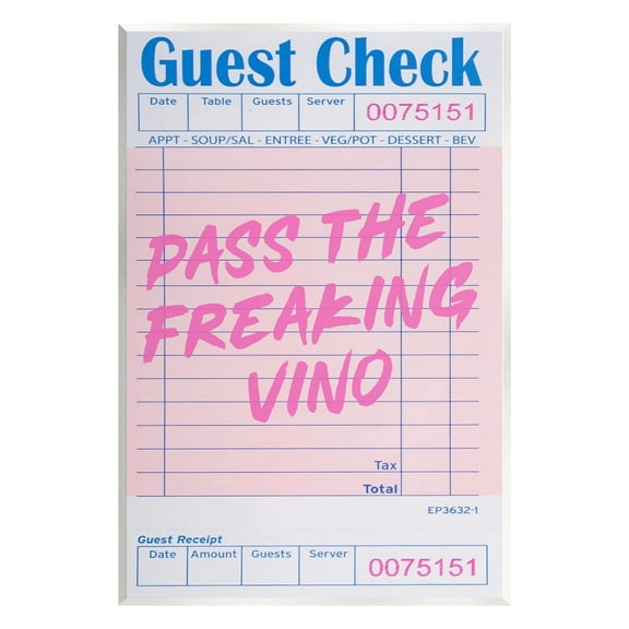 Stupell Industries Vintage Pass the Vino Inspirational Painting Unframed Art Print Wall Art, 10 x 15