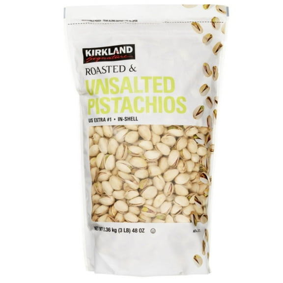 New Kirkland Signature In-Shell Pistachios, Roasted and Unsalted, 3 lbs