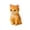 J, variant on Dserhfy Cat Ornament Resin Statue Handmade Realistic Cat Figurine Home Office Desktop Living Room Decoration