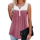 thumbnail image 3 of Blusa de verano con dobladillo suelto, blusa de verano con escote en V, sin mangas, con escote en V y dobladillo suelto, blusa con escote en V y dobladillo suelto, confiabilidad excepcional, 3 of 6