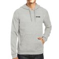 thumbnail image 2 of Lover Unisex Gray Trendy Graphic Hoodie Simple Typography Gift Idea, 2 of 4