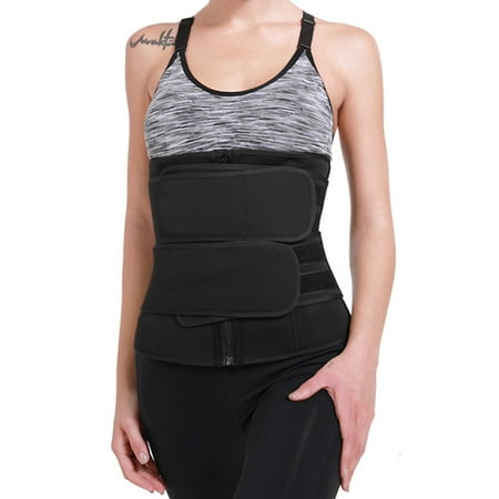 

SHAPERIN Neoprene Sauna Waist Trainer Corset Sweat Belt for Women Weight Loss Compression Trimmer Workout Fitness Girdle Body Shaper