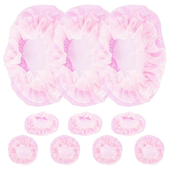 DEEPCRAFF Hair Nets For Ballet Buns Hair Bun Net Mesh Secure Hold Women Neat Hairstyle 10pcs