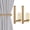 Gold, variant on 2 Pack Adhesive Curtain Holdbacks,Curtain Tie Backs,No Drill Curtain Pull Backs,Adhesive Curtain Hooks