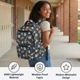 thumbnail image 4 of FUIALDOLG Fire Sports Breathable School Bag for Elementary School Sports, Water Repellent Durable Polyester Zaino per ragazze, 4 of 9