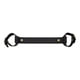 thumbnail image 1 of Asa de transporte para manualidades, asa universal, cuero exquisito, confiable y plegable. Negro, 1 of 7