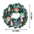 thumbnail image 3 of 1Pack Christmas Wreaths for Front Door Decor,13.8" Winter Christmas Wreaths with Light,Solid Color Artificial Christmas Wreaths for Xmas Holiday,Home Ornaments,Diy,Gift, 3 of 8