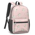 thumbnail image 2 of Pioneer Flower Floral Print Pattern 17" School Backpacks for Teens,Waterproof Oxford Fabric,S-Shape Padded Straps for School,Travel,Hiking,Camping, 2 of 6