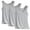 Grey, variant on QURATI Women's 3-Pack Summer Camisoles - Seamless Ice Silk Sleeveless Undershirts, Breathable Layering Tops, Grey, L