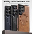 thumbnail image 4 of Funda de piel magnética VAUSERDY para Samsung S25 Ultra, 4 of 7