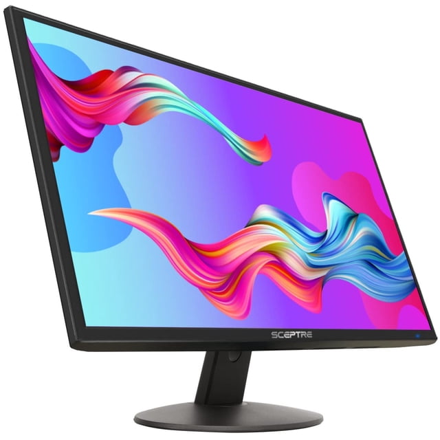 Sceptre IPS Monitor para juegos 1080p de 22 pulgadas 75 Hz HDMI x2 99% sRGB hasta 320 Lux Filtro de luz azul Altavoces incorporados, negro máquina (Serie E225W-FPT)