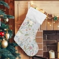 thumbnail image 5 of GZHJMY Wildflower Christmas Stocking, Personalized Large Candy Stocking Hanging Gift, Xmas Stockings Decoration for Family Holiday Party Ornaments Decor Fireplace, 5 of 7