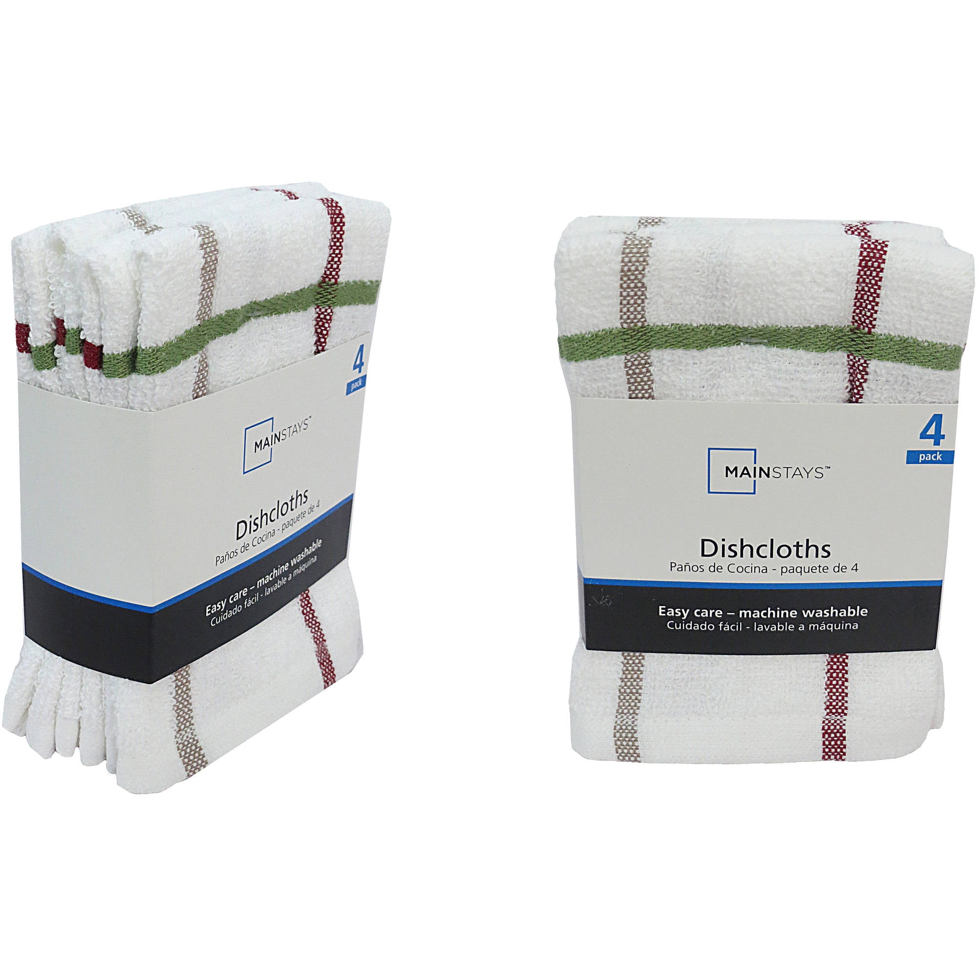 Mainstays 4 Pack Dish Cloth Multi