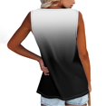 thumbnail image 7 of Plus Size Blouse for Women Women Summer Sleeveless Casual Printed O Neck T Shirt Tops, 7 of 7