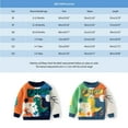 thumbnail image 4 of AOMPMSDX Boys Sweaters Cartoon Children's Knitted Sweater Shoulder Button Matching Color Boy's Sweater Autumn And Winter Cotton Baby Sweater Green 4 Years-5 Years, 4 of 9