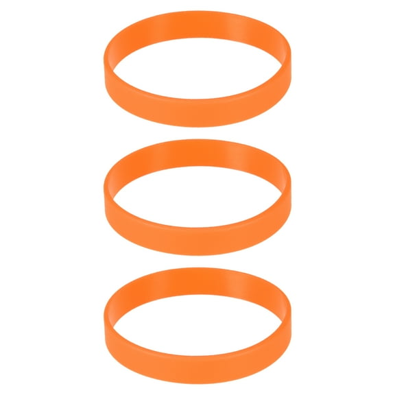 Bracelets Wristbands 1/2 Inch Width 8" Length Orange for Sports Club Group Games Party Favors