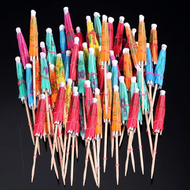 Palillo de piña decorativo desechable, estéreo, creativo, para fruta, palillo de flamenco, tapón para hornear, fiesta, 50 piezas