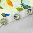 thumbnail image 4 of jejeloiu Cartoon Bird Curtains and Drapes,Modern Aesthetic Art Black Out Curtains,Colorful Berry Curtains Pack of 2 (52x63 Each) For Child,Ultra Soft Home Decor, 4 of 6