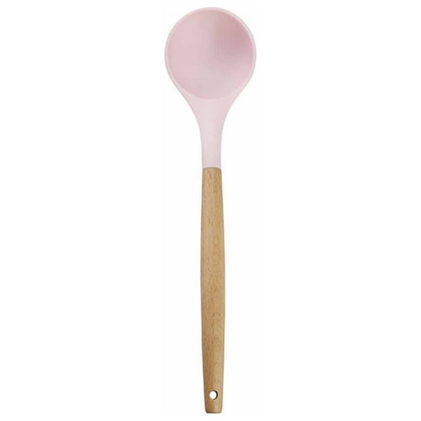 Xihbxyly Juego de Espátulas de Madera, Utensilios de Cocina Antiadherentes, Resistentes Al Calor Hasta 268 °C, Sin Bpa, Núcleo de Acero Duradero, Mangos Ergonómicos, para Cocinar, Remover y Mezclar,
