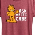 thumbnail image 3 of Garfield - Ask Me If I Care - Women's Short Sleeve Graphic T-Shirt, 3 of 5