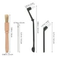 thumbnail image 2 of OUNONA 1 Set Espresso Machine Cleaning Tools Black Wood Plastic Nylon for High Efficiency Cleaning, 2 of 8