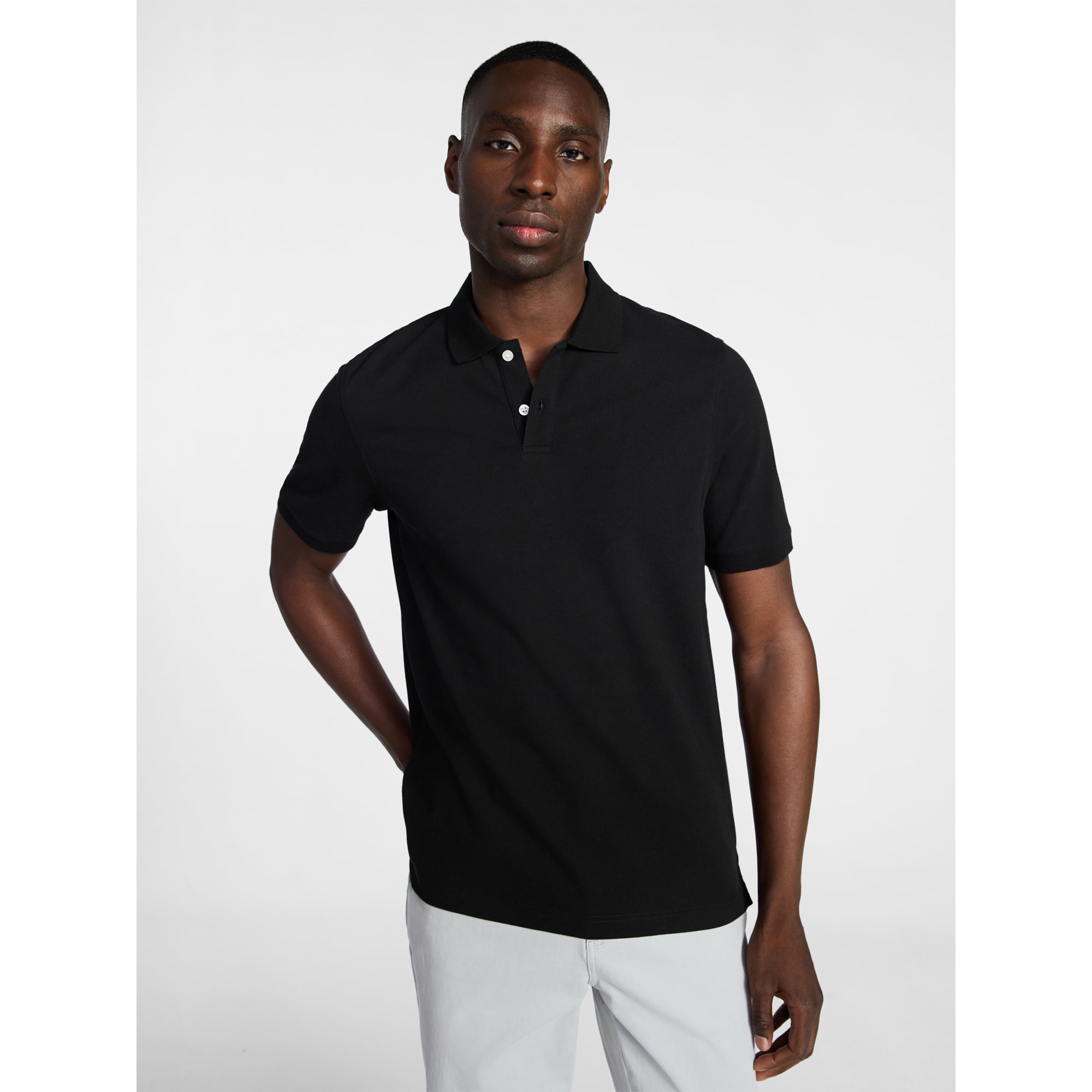 George Men's & Big Men's Classic Fit Pique Polo with Short Sleeves, Sizes XS-5XL, LT-3XLT