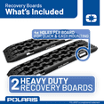 thumbnail image 4 of Polaris Off-Road Recovery Traction Boards, 2 pk Ultimate Tire Traction for Sand, Mud & Snow, 6 ton (13,000 lbs) Max Load, Reinforced Anti-Slip Teeth, 4 of 7