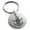 Silver, variant on Stainless Steel Pirate Skull Anchor & Cross Swords Engraved Small Medallion Circle Charm Keychain Keyring