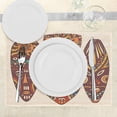 thumbnail image 3 of Ambesonne Tiki Bar Place Mats Set of 4, Folk Art, Standard Size, Multicolor, 3 of 6