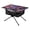 Glowing Mushrooms, variant on Outdoor Folding Table Portable Picnic Camping Table For Garden Fishing Beach Purple Storm with Lightning
