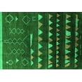 thumbnail image 1 of Ahgly Company Indoor Rectangle Solid Green Modern Area Rugs, 7' x 9', 1 of 4