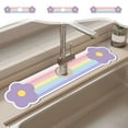 thumbnail image 1 of Yhsdtq,Spill-Proof Sink Mat, Drainable Bathroom Floor Mat, Non-Slip Edge Design, For Vanity Countertops, Waterproof Surface, Kitchen Bath Protection, Absorbent Material, Edge Guard, Travel Home Use, 1 of 9